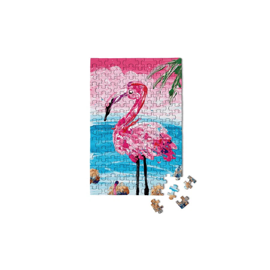 Flamingo 150 Piece Mini Jigsaw Puzzle Micro Puzzles