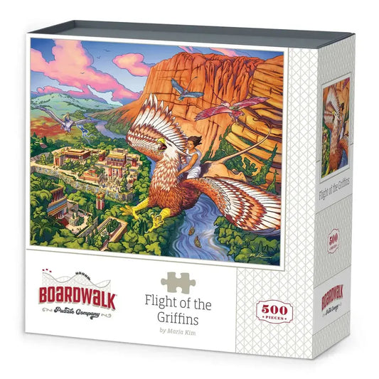 Flight of the Griffins 500 Piece Jigsaw Puzzle Boardwalk