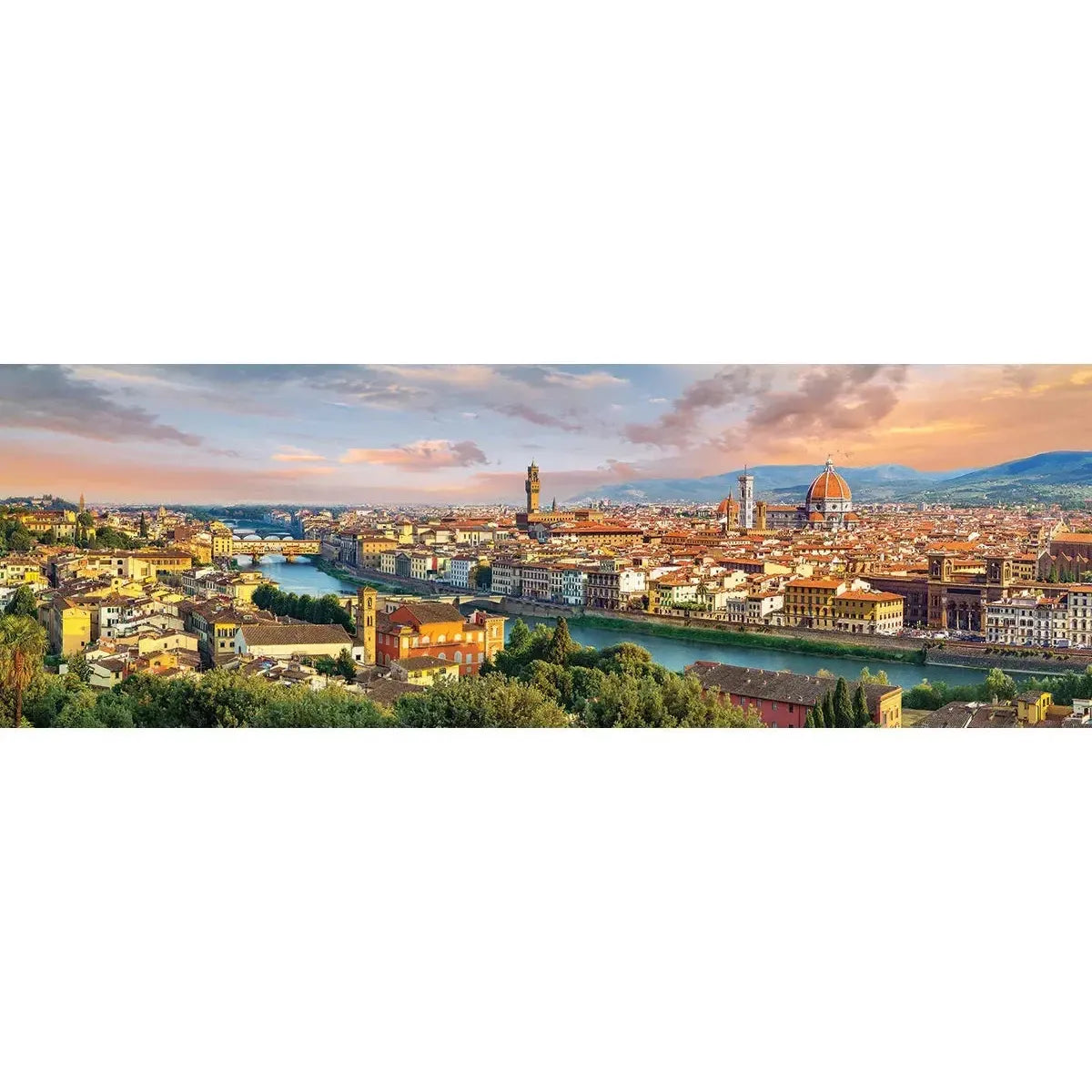 Florence Italy 1000 Piece Panoramic Jigsaw Puzzle Eurographics