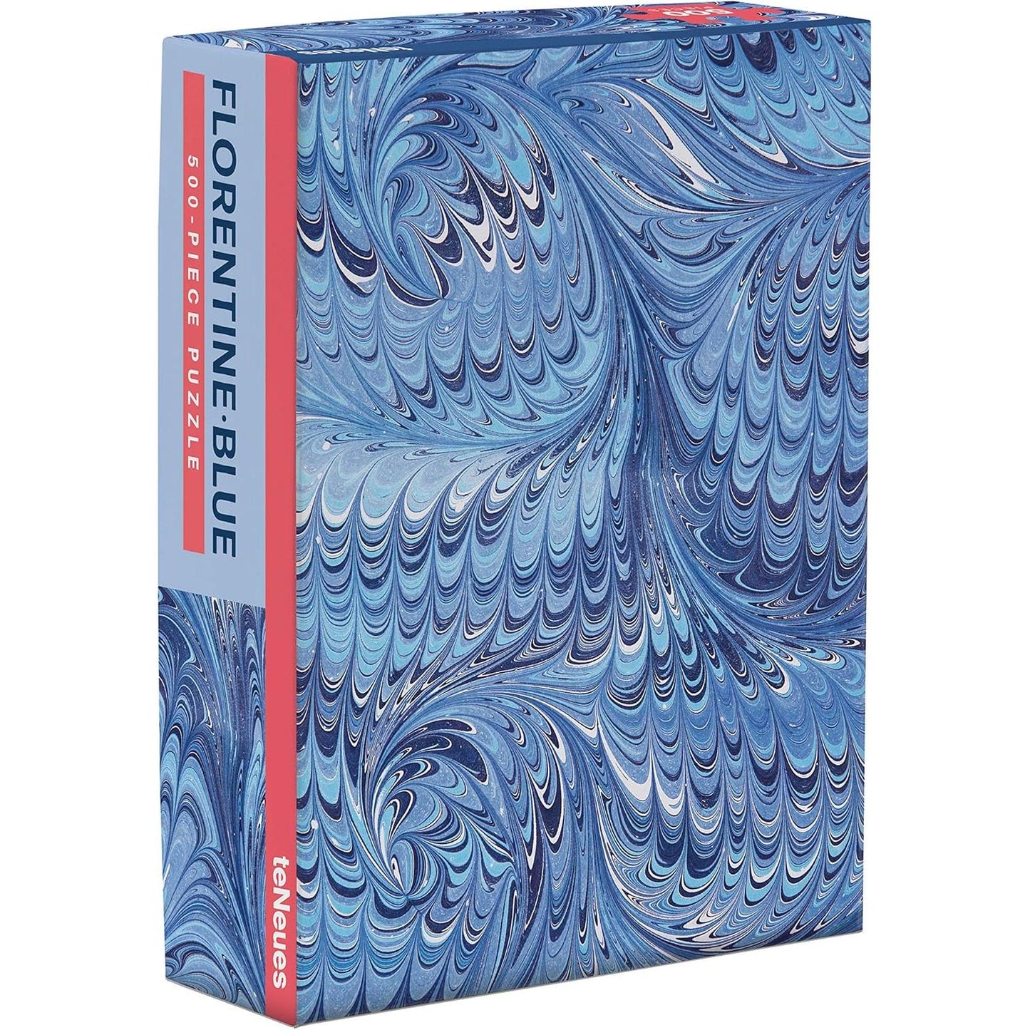 Florentine Blue Marbleizing Pattern 500 Piece Jigsaw Puzzle teNeues