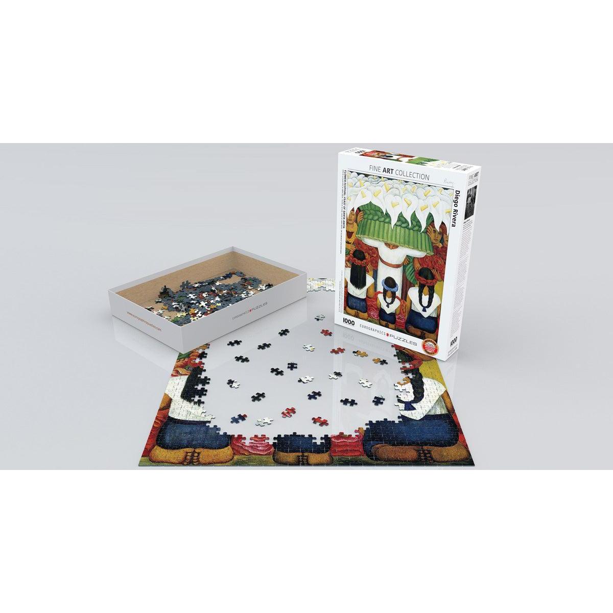 Flower Festival Feast of Santa Anita 1000 Piece Jigsaw Puzzle Eurographics