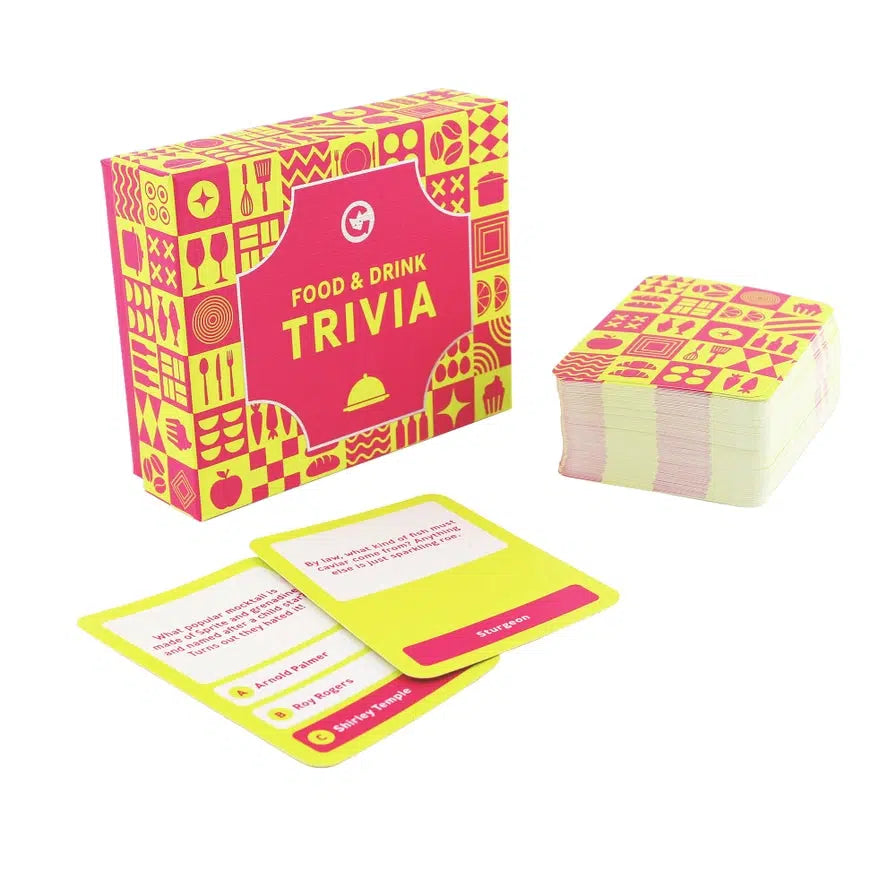 Food & Drink Trivia Card Game Ginger Fox