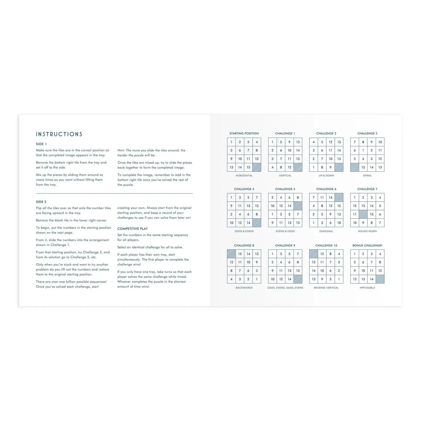 Frank Lloyd Wright Imperial Hotel 2-in-1 Sliding Wood Puzzle Galison