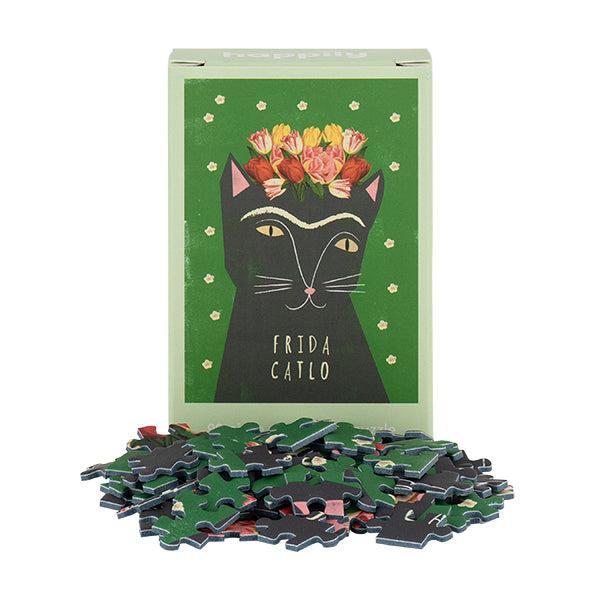 Frida Catlo 99 Piece Mini Jigsaw Puzzle Happily