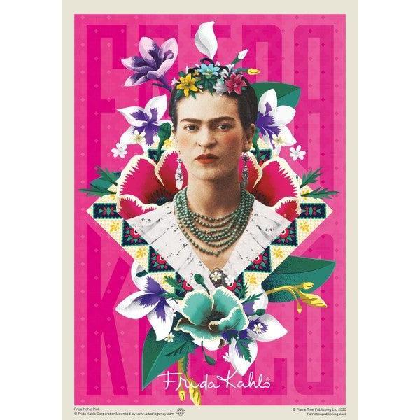 Frida Kahlo Pink 1000 Piece Jigsaw Puzzle Flame Tree