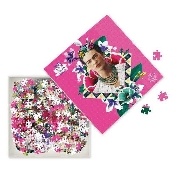 Frida Kahlo Pink 1000 Piece Jigsaw Puzzle Flame Tree