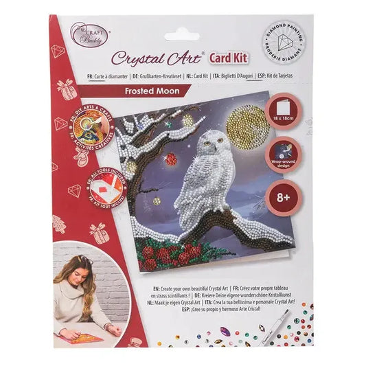 Frosted Moon Crystal Art Card Kit Craft Buddy