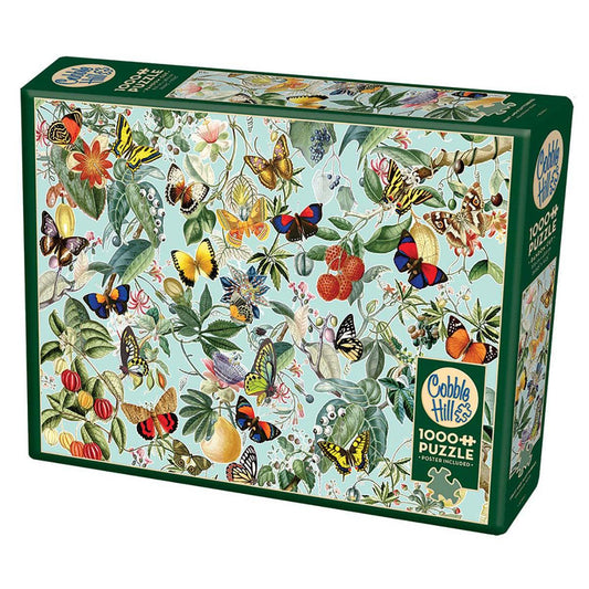 Fruit & Flutterbies 1000 Piece Jigsaw Puzzle Cobble Hill