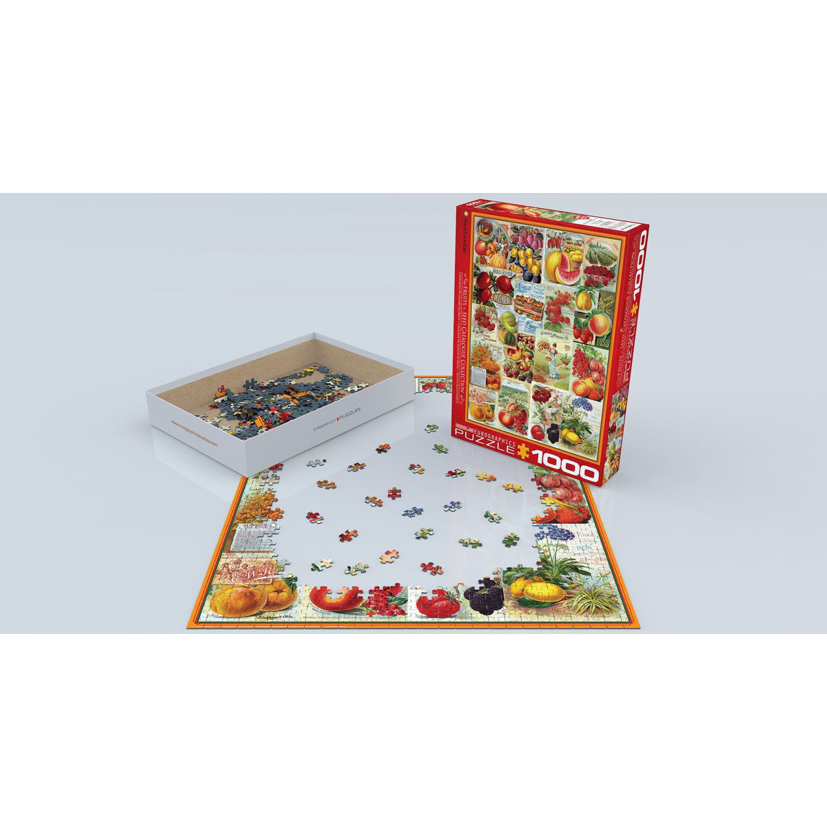 Fruits, Seed Catalog Collection 1000 Piece Jigsaw Puzzle Eurographics