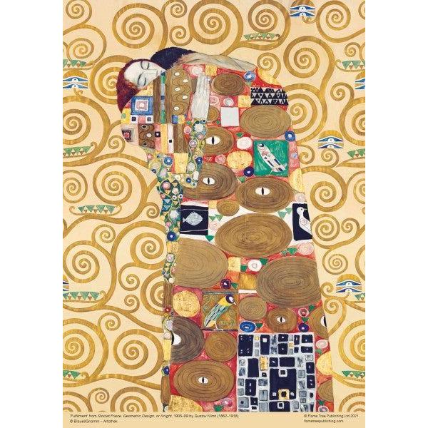 Fulfilment by Klimt 500 Piece Jigsaw Puzzle Flame Tree
