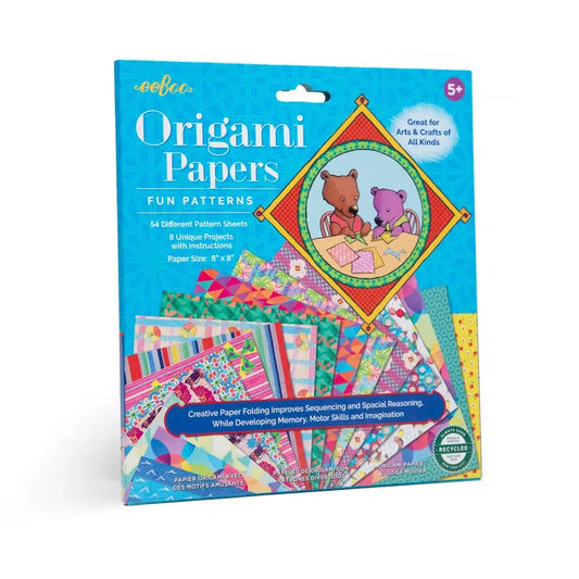 Fun Patterns Origami Papers Kit eeBoo