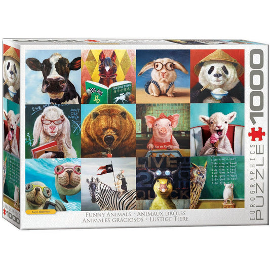 Funny Animals 1000 Piece Jigsaw Puzzle Eurographics