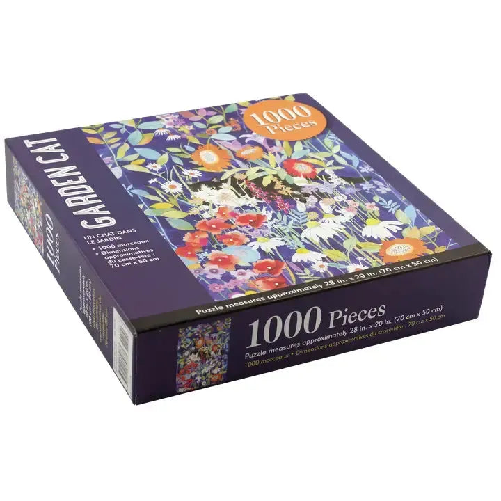 Garden Cat 1000 Piece Jigsaw Puzzle Peter Pauper