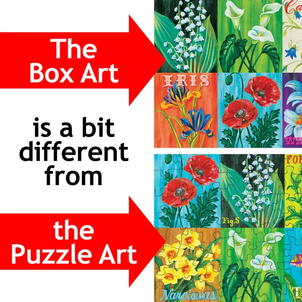 Garden Delights "Mixed Up" 1000 Piece Jigsaw Puzzle PuzzleFolk