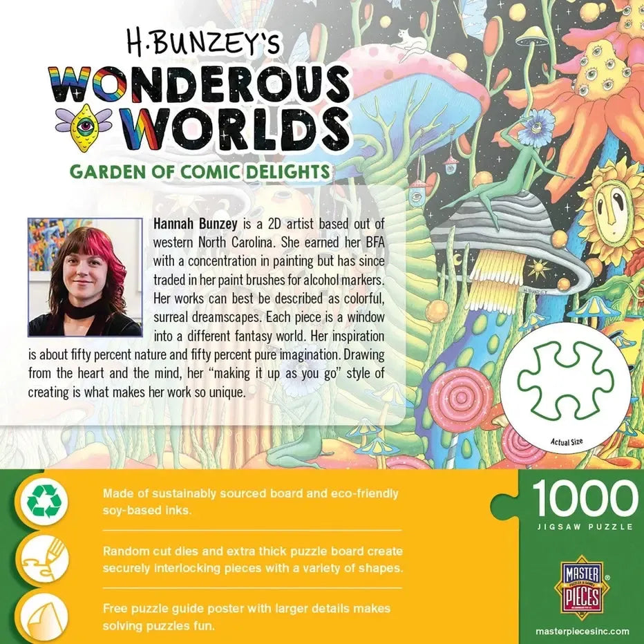 Garden of Cosmic Delights Wonderous Worlds 1000 Piece Jigsaw Puzzle MasterPieces