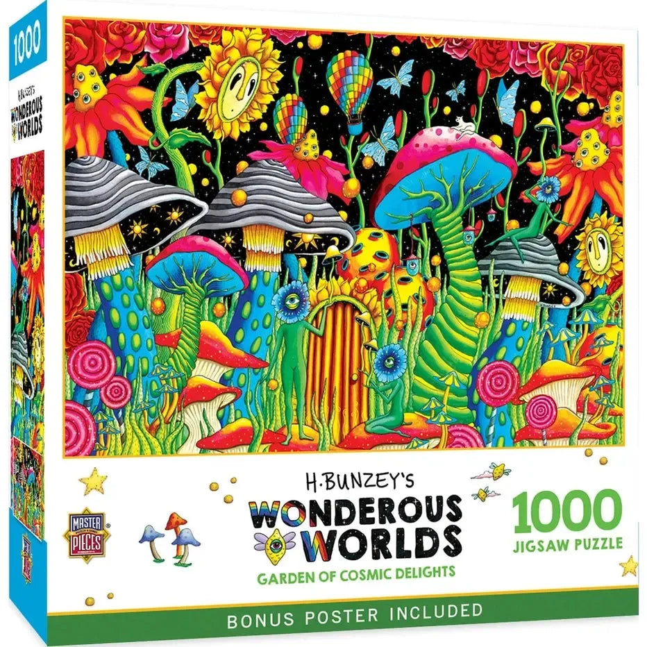 Garden of Cosmic Delights Wonderous Worlds 1000 Piece Jigsaw Puzzle MasterPieces