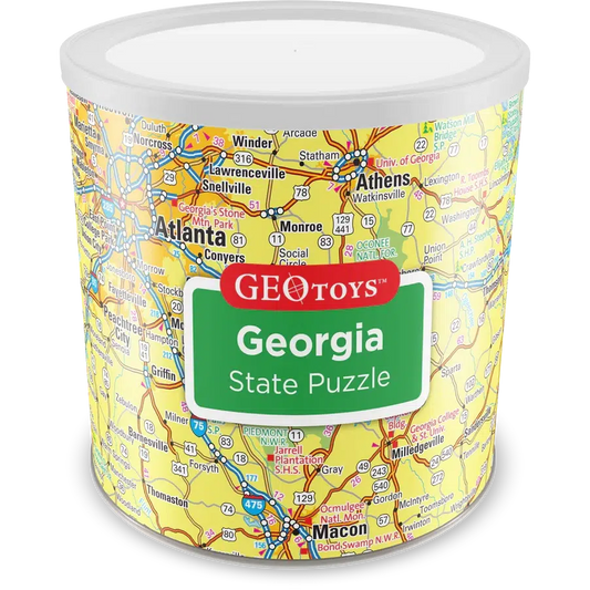 Georgia State 100 Piece Magnetic Jigsaw Puzzle Geotoys