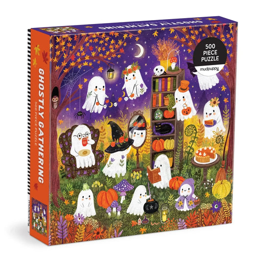 Ghostly Gathering 500 Piece Jigsaw Puzzle Mudpuppy