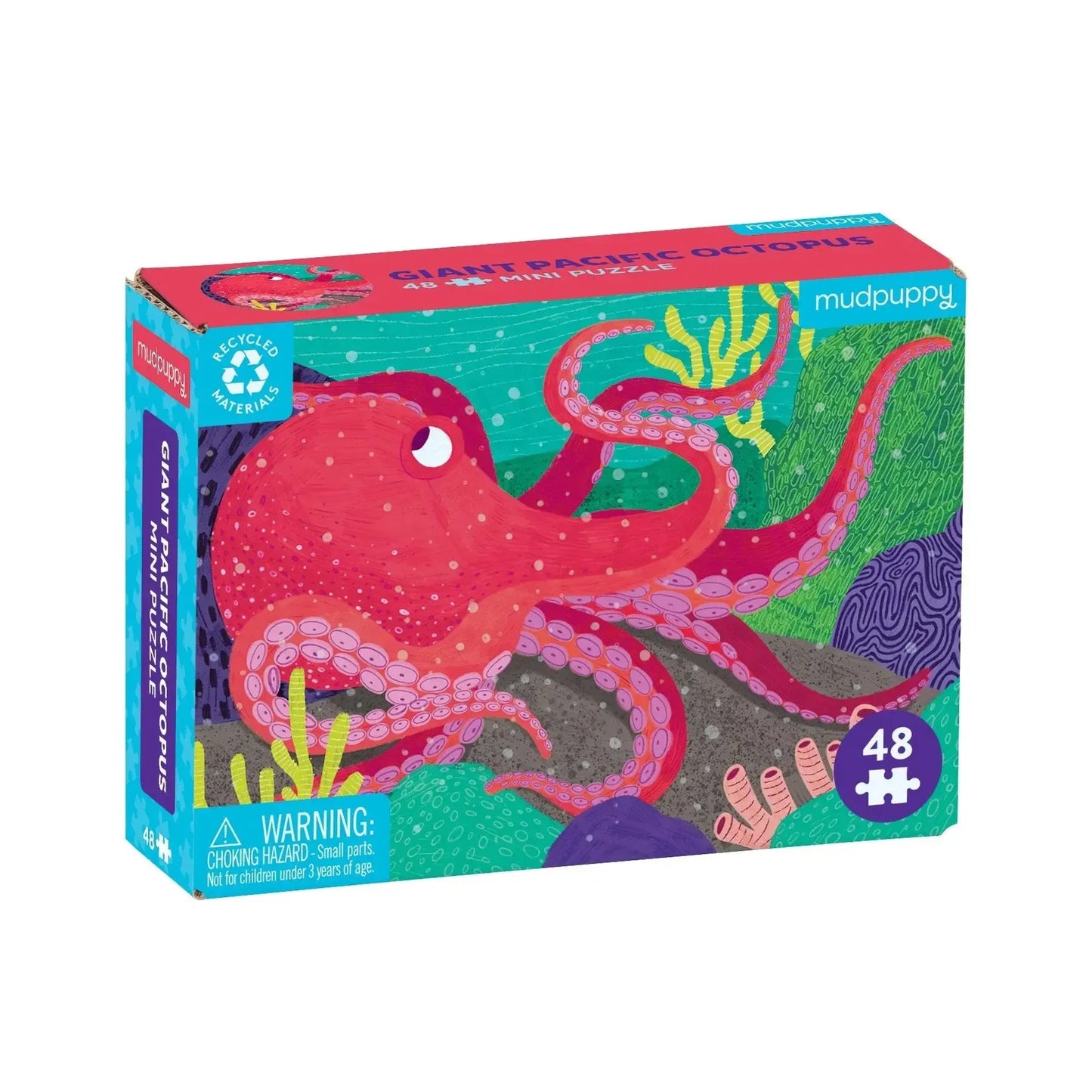 Giant Pacific Octopus 48 Piece Mini Jigsaw Puzzle Mudpuppy