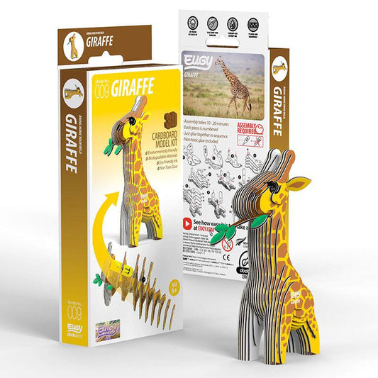 Giraffe 3D Cardboard Model Kit Eugy