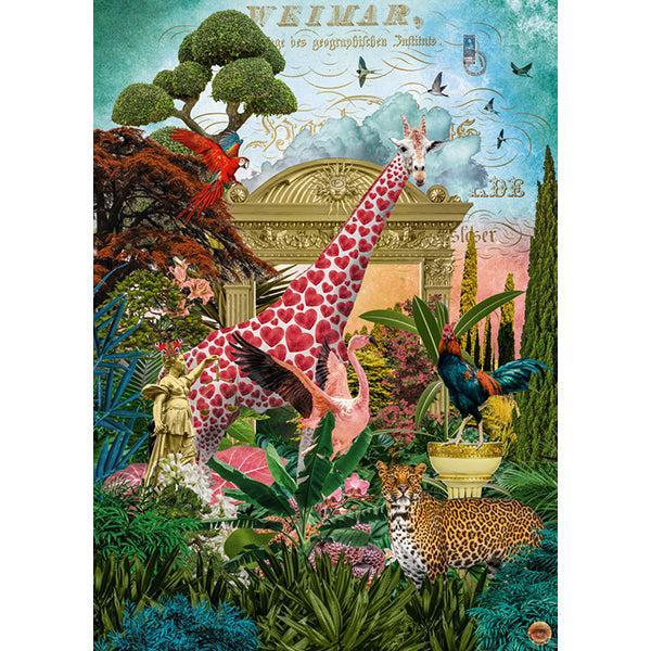 Giraffolove Fauna Fantasies 1000 Piece Jigsaw Puzzle Heye
