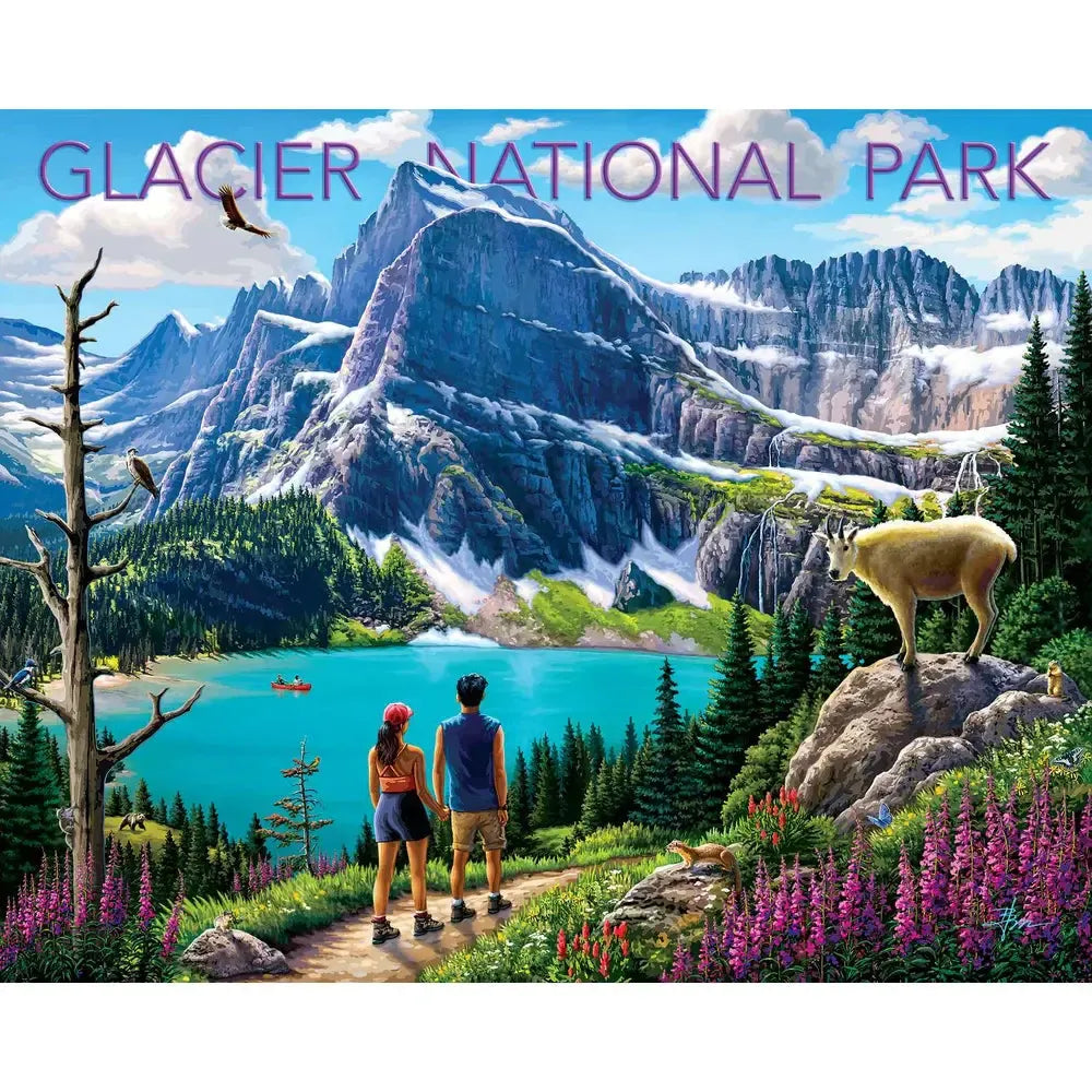 Glacier National Park 210 Piece Jigsaw Puzzle Boardwalk