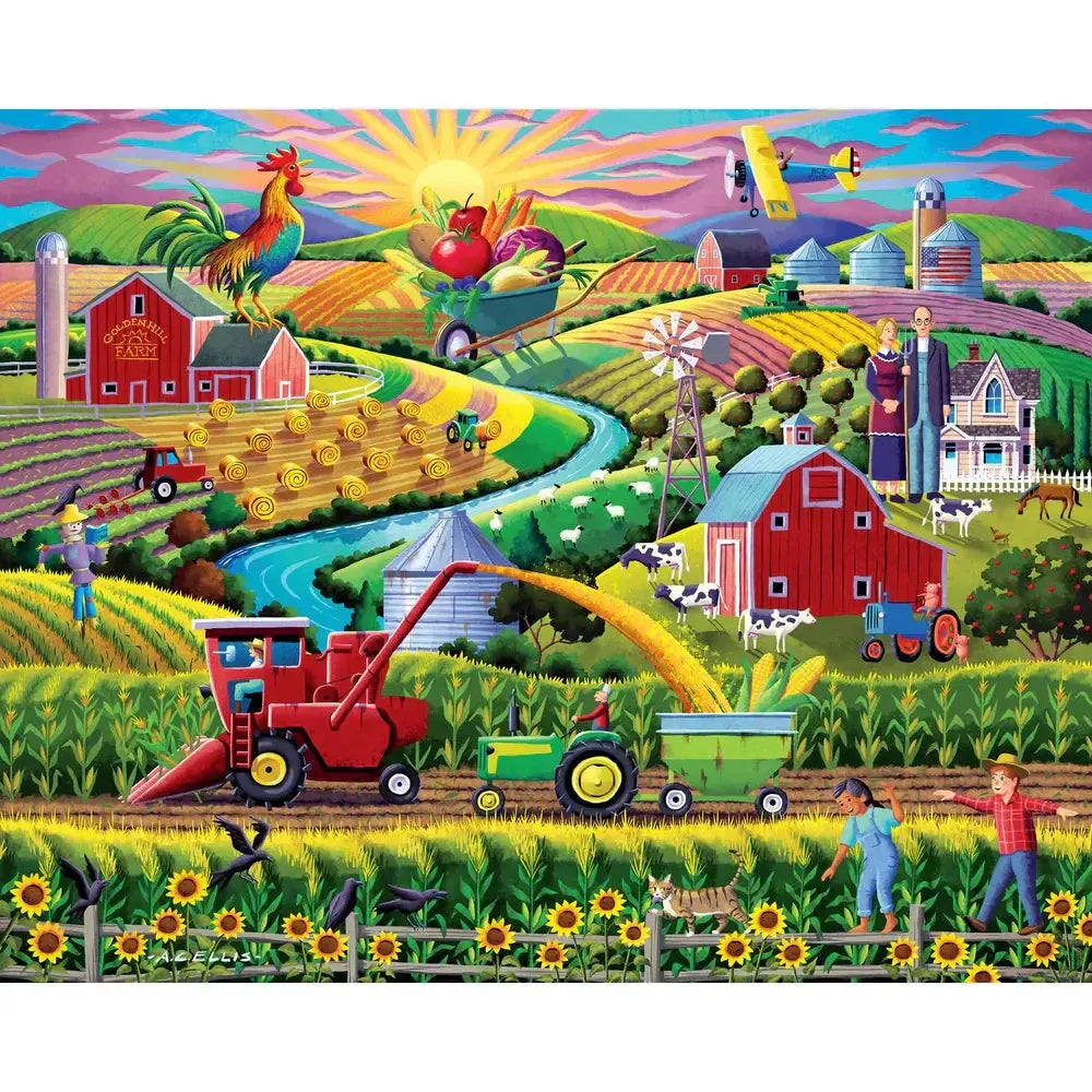 Golden Hill Farm 210 Piece Jigsaw Puzzle Boardwalk