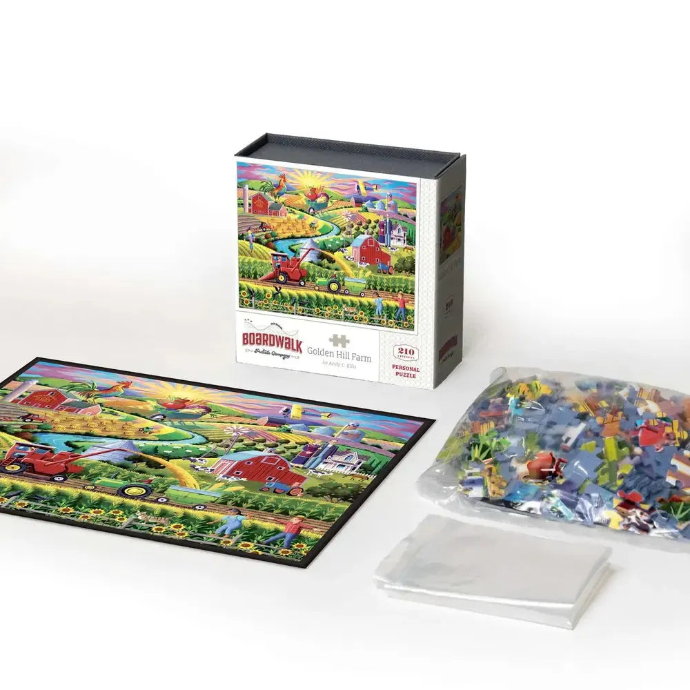Golden Hill Farm 210 Piece Jigsaw Puzzle Boardwalk