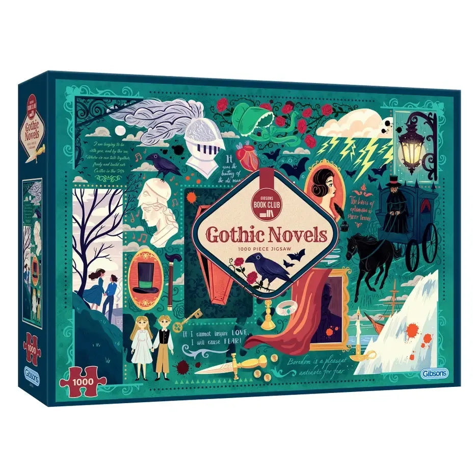 Gothic Novels 1000 Piece Jigsaw Puzzle Gibsons