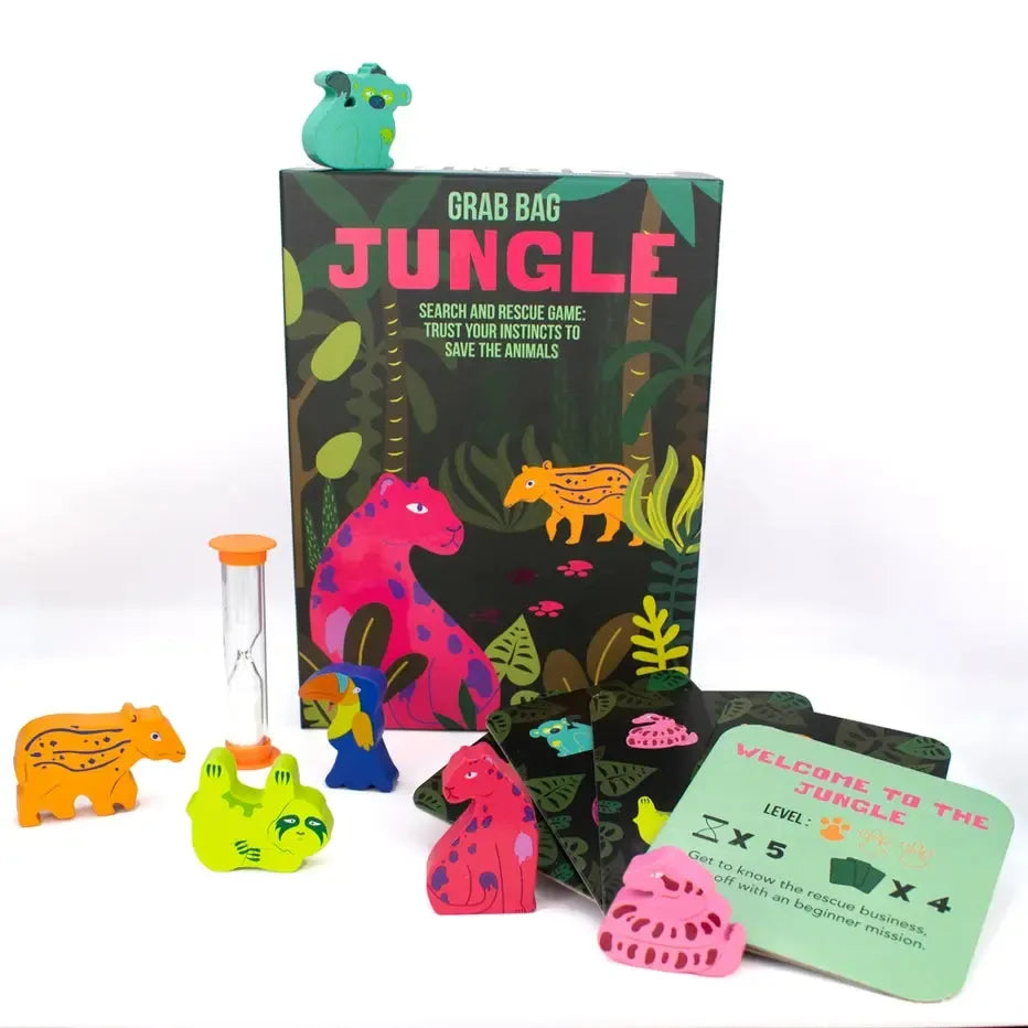 Grab Bag Jungle - Animal Search & Rescue Game - Gibsons