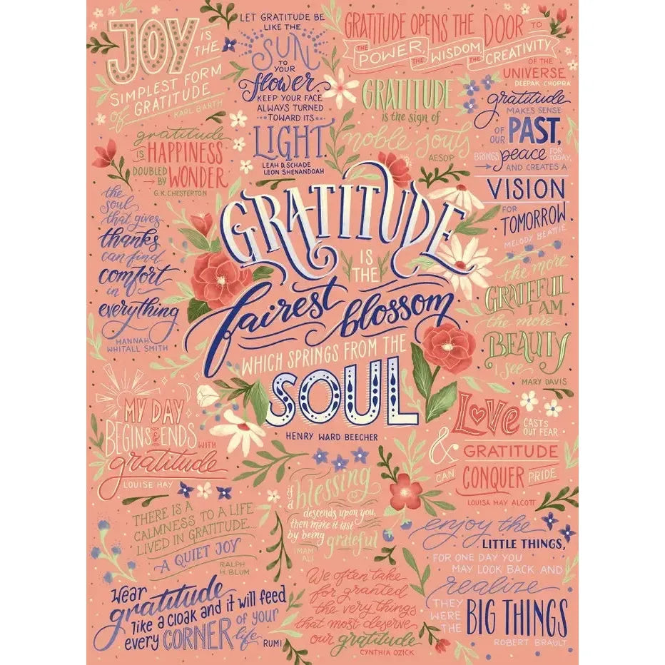 Gratitude 1000 Piece Jigsaw Puzzle Insights