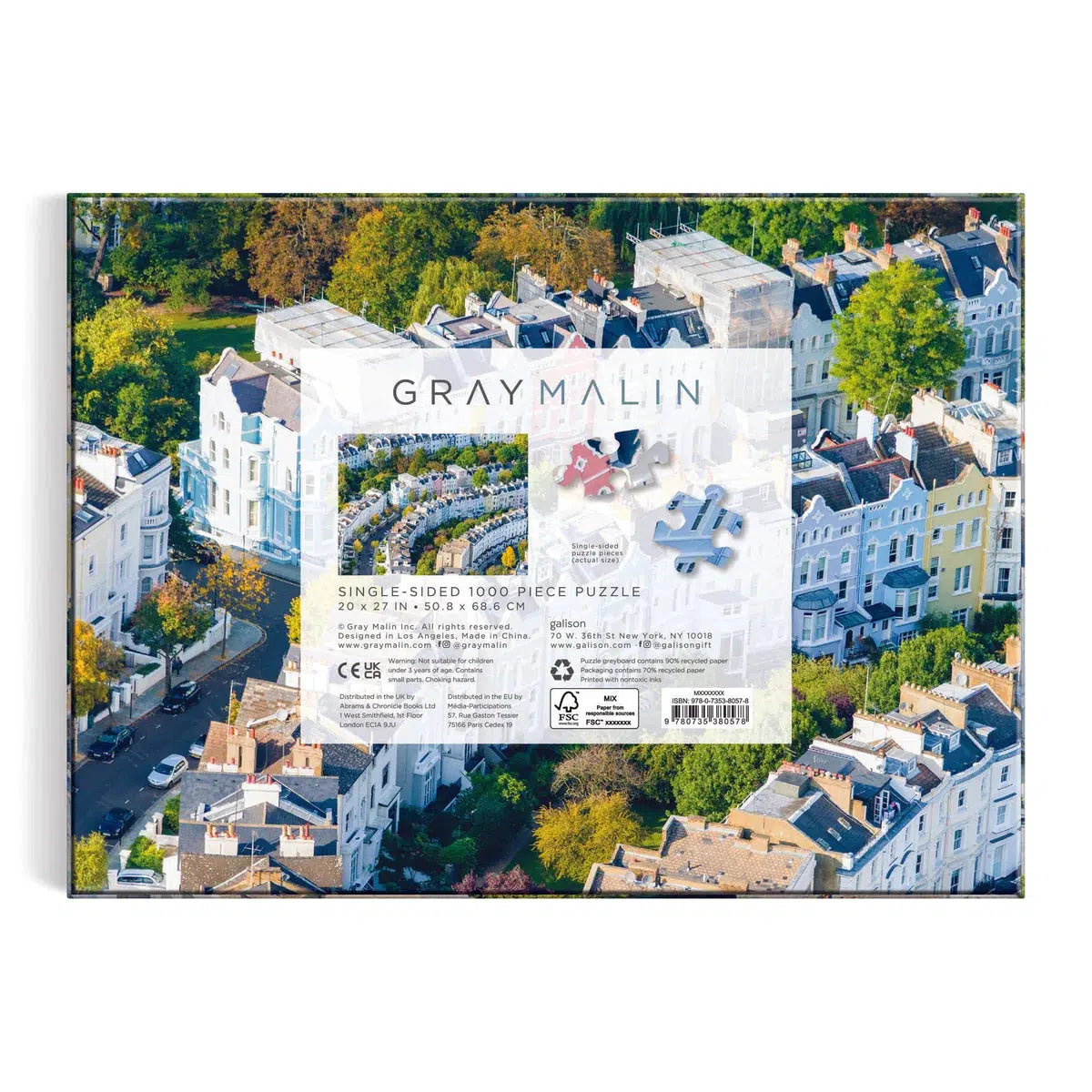 Gray Malin Notting Hill 1000 Piece Jigsaw Puzzle Galison