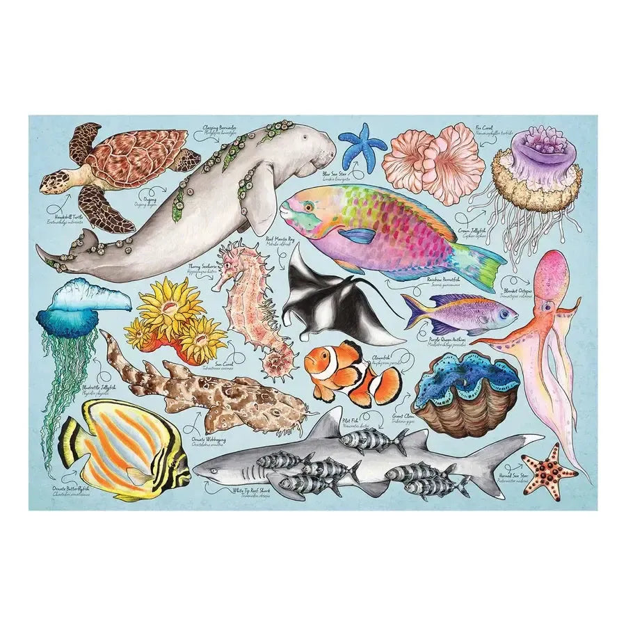 Great Barrier Reef 150 Piece Mini Jigsaw Puzzle HOP
