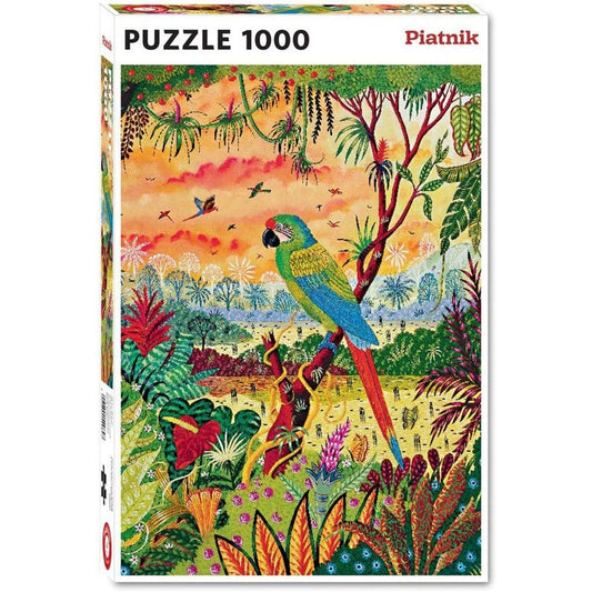 Great Green Macaw 1000 Piece Jigsaw Puzzle Piatnik