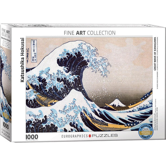 Great Wave off Kanagawa 1000 Piece Jigsaw Puzzle Eurographics