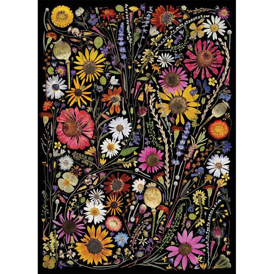 Happiness Flower Press 1000 Piece Jigsaw Puzzle Cobble Hill