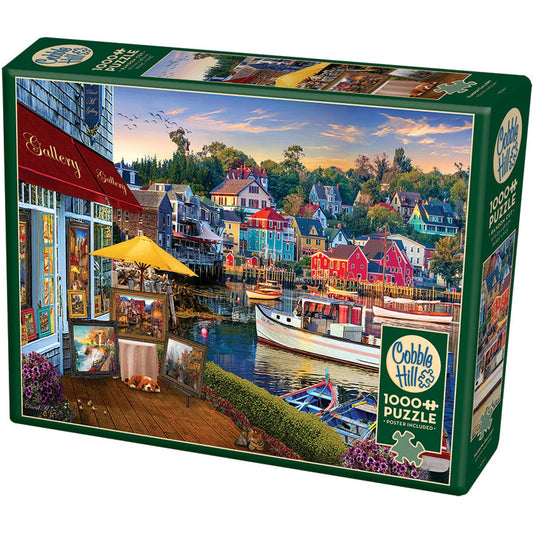Harbor Gallery 1000 Piece Jigsaw Puzzle Cobble Hill