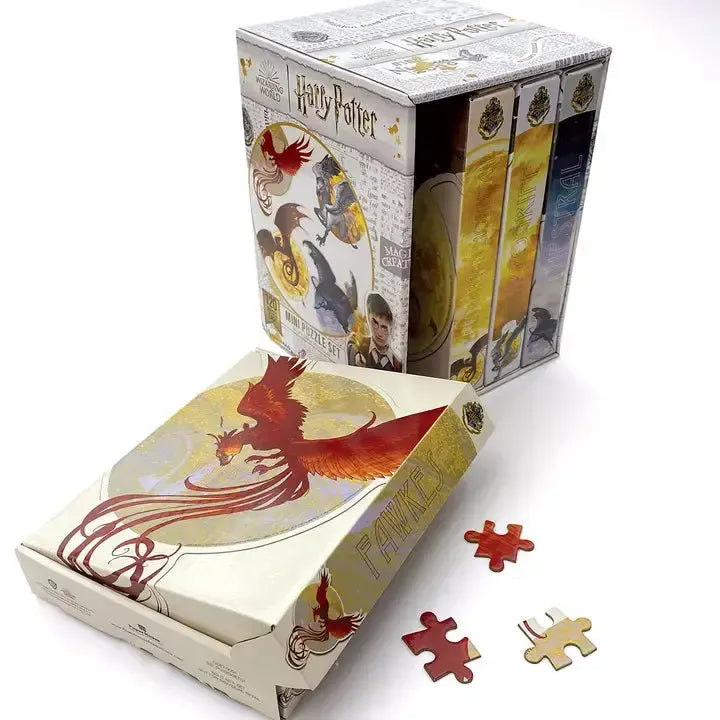 Harry Potter Mythical Creatures Set of 4 120 Piece Jigsaw Puzzles Paper House