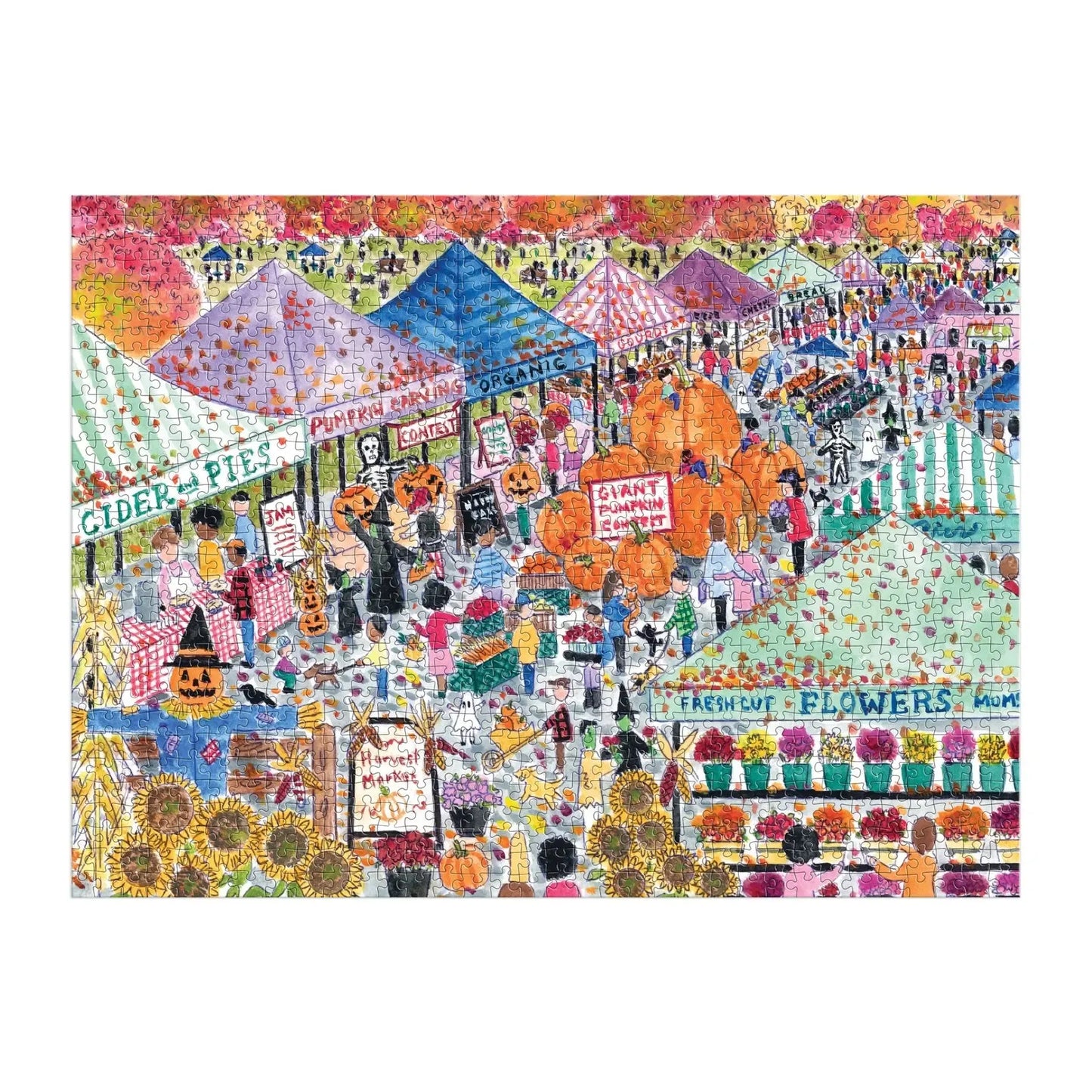 Harvest Market 1000 Piece Jigsaw Puzzle Galison