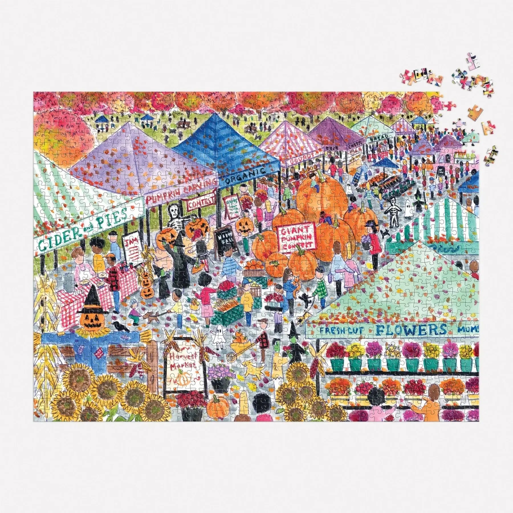 Harvest Market 1000 Piece Jigsaw Puzzle Galison
