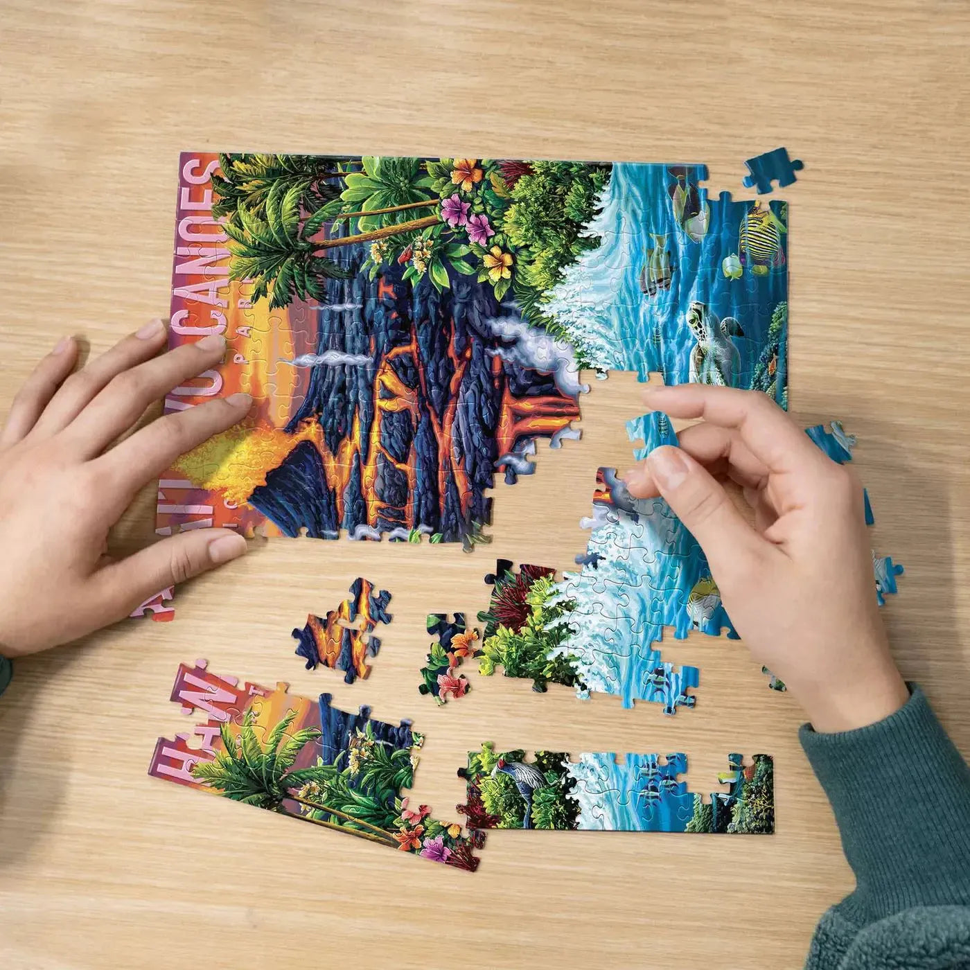 Hawaii Volcanoes National Park 210 Piece Jigsaw Puzzle Boardwalk