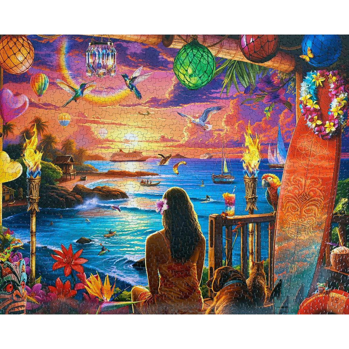 Hawaiian Oasis 1000 Piece Jigsaw Puzzle Springbok