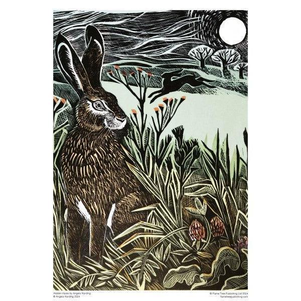 Hidden Hares 1000 Piece Jigsaw Puzzle Flame Tree