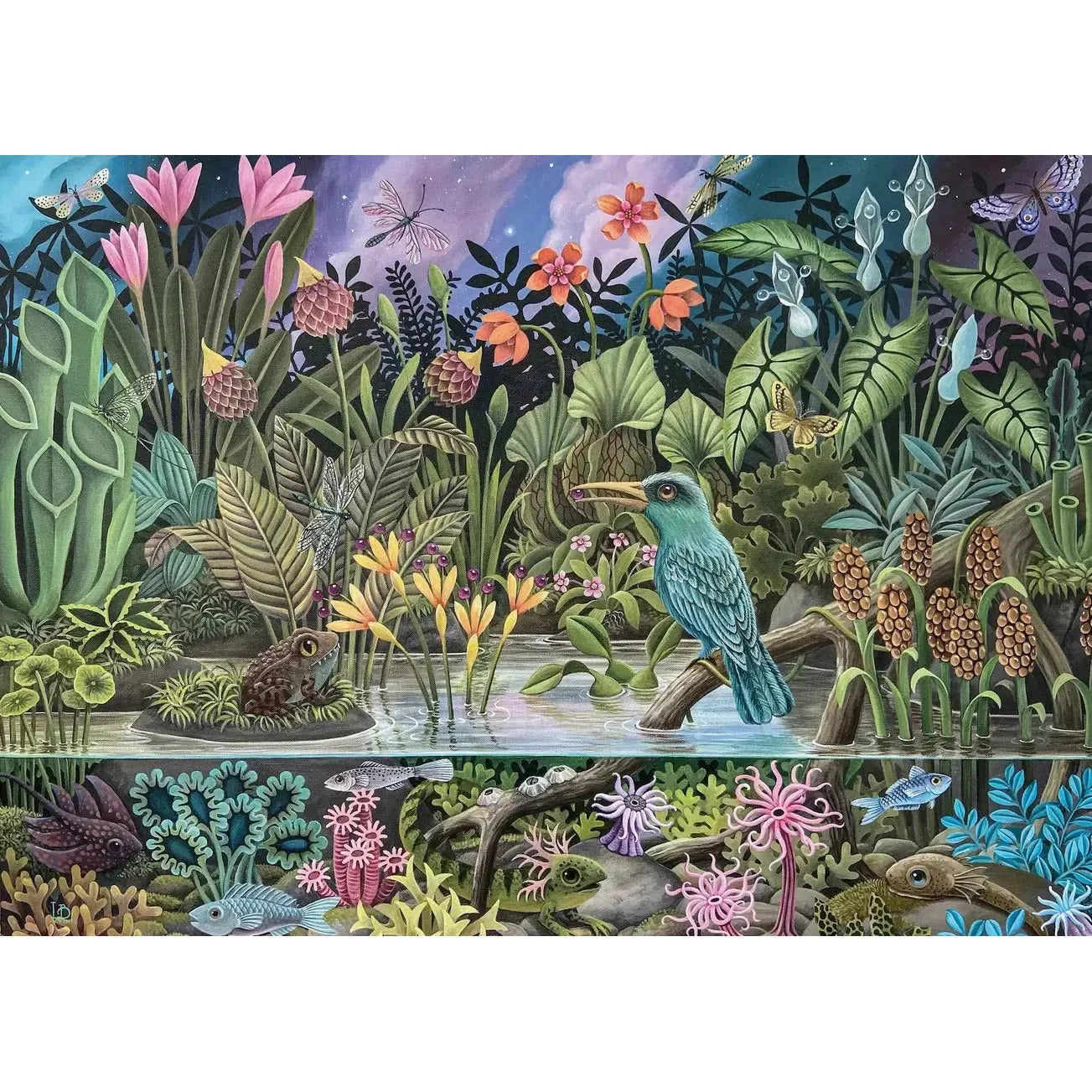 Hidden Lagoon 500 Piece Premium Jigsaw Puzzle Art & Fable