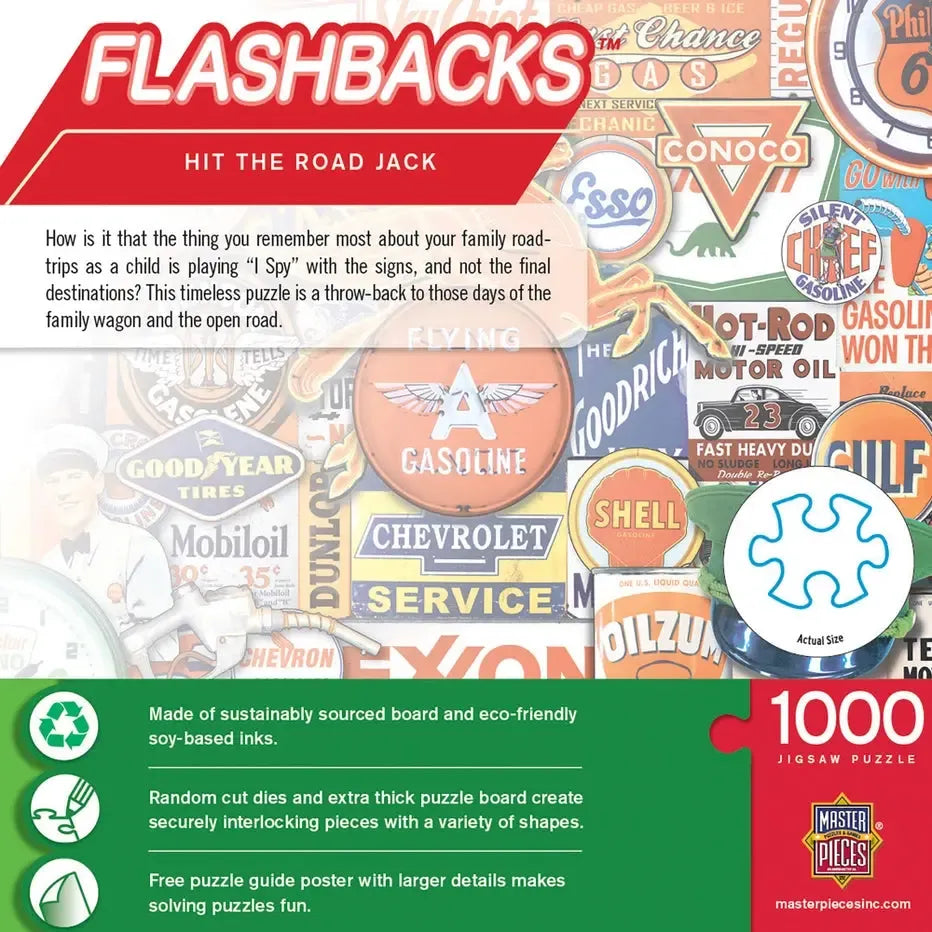 Hit the Road Jack Flashbacks 1000 Piece Jigsaw Puzzle MasterPieces