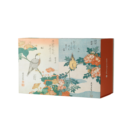 Hokusai Set of 2 120 Piece Double-Sided Jigsaw Puzzle Pomegranate