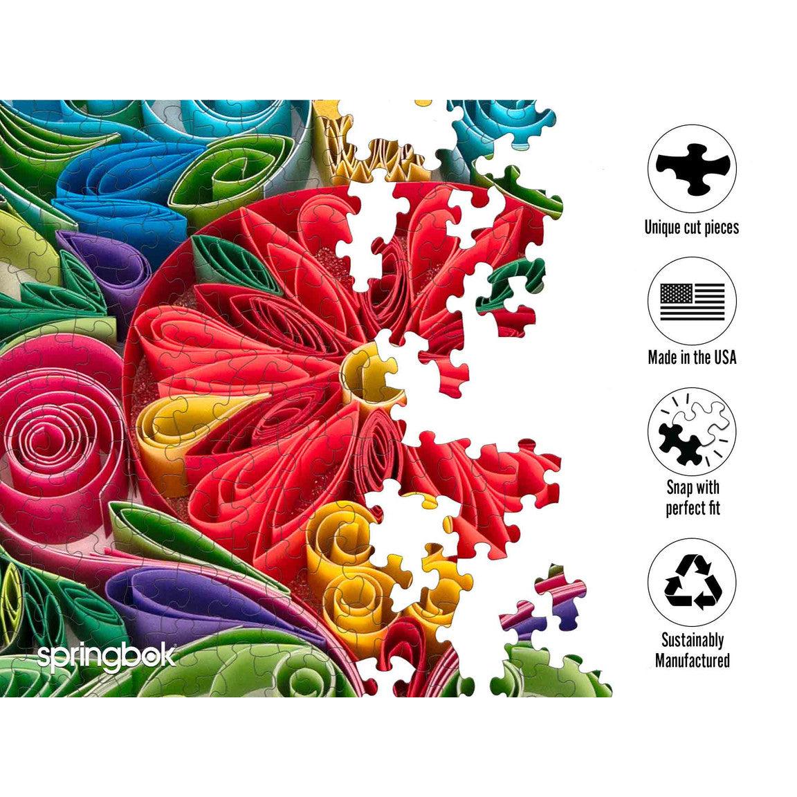 Holiday Quilling Art 1000 Piece Jigsaw Puzzle Springbok