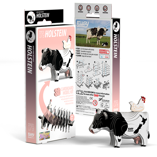 Holstein 3D Cardboard Model Kit Eugy
