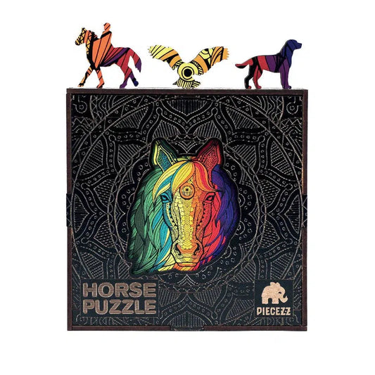 Horse 70 Piece Wooden Jigsaw Puzzle Geek Toys