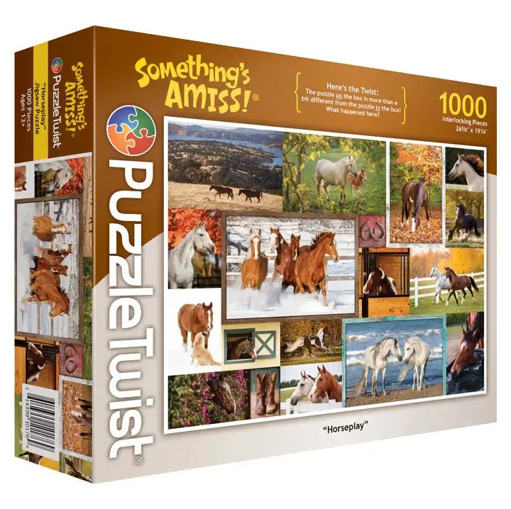 Horseplay "Something's Amiss!" 1000 Piece Jigsaw Puzzle PuzzleTwist